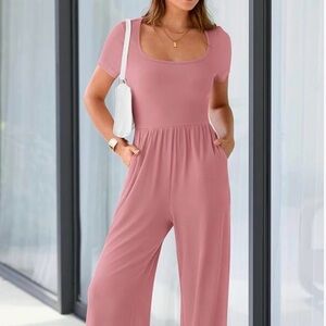 Elegant & Versatile Pink Jumpsuit